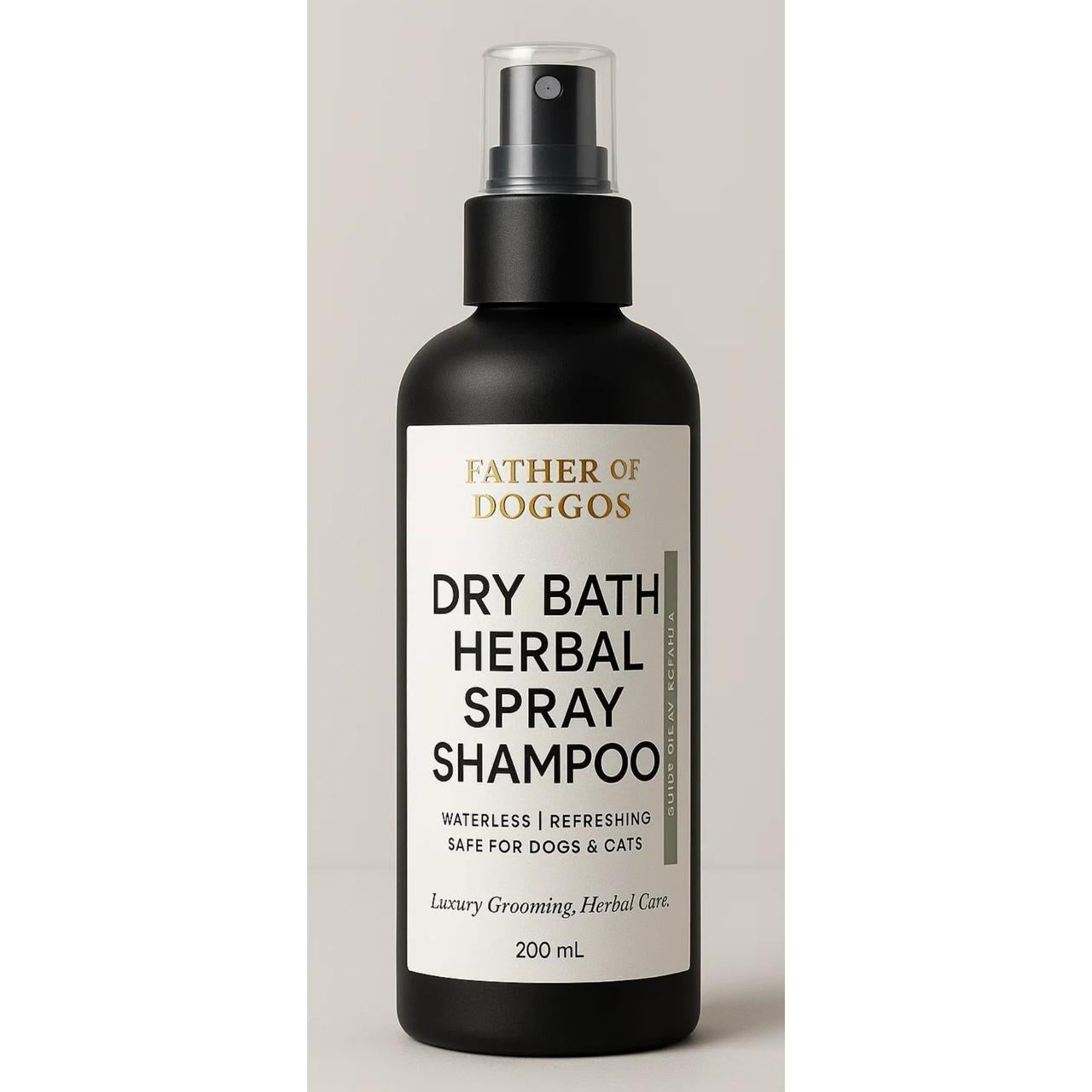 Dry Bath Herbal Spray Shampoo