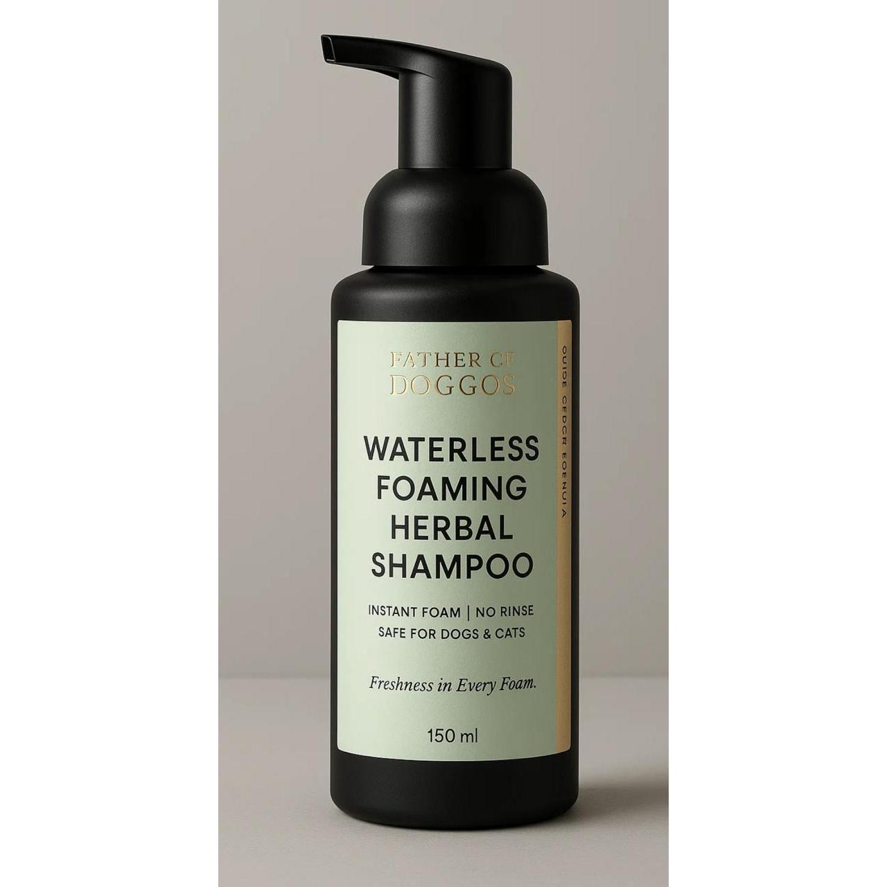 Waterless Foaming Herbal Shampoo