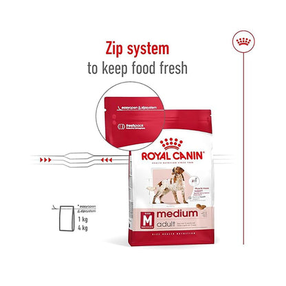 Royal Canin Medium Adult Dry Dog Food - 1kg