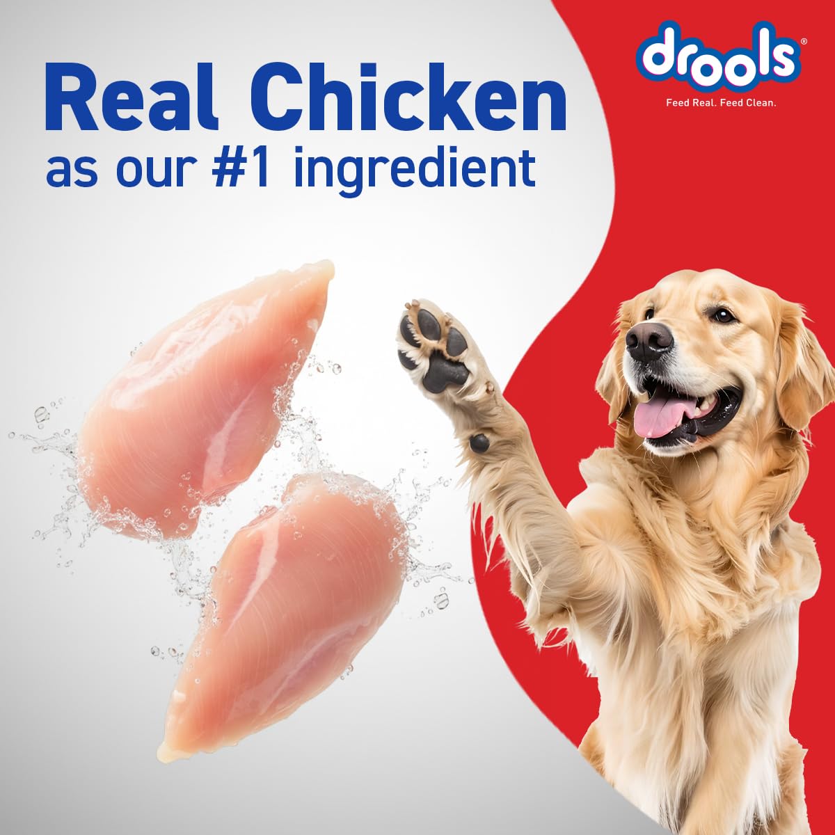 Drools Optimum Performance Adult Dry Dog Food - Chicken - 10kg