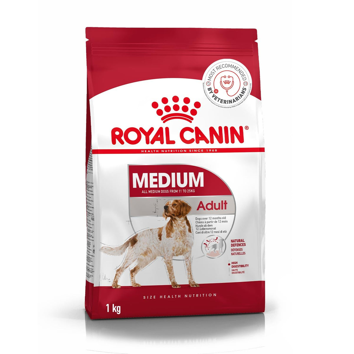 Royal Canin Medium Adult Dry Dog Food - 1kg