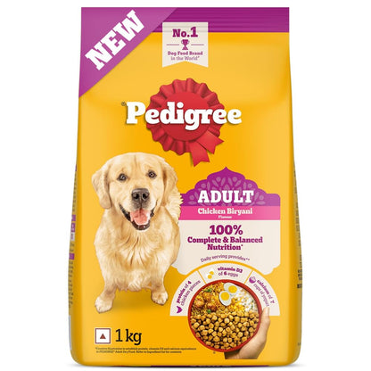 Pedigree Adult Dry Dog Food - Chicken Biryani - 1kg