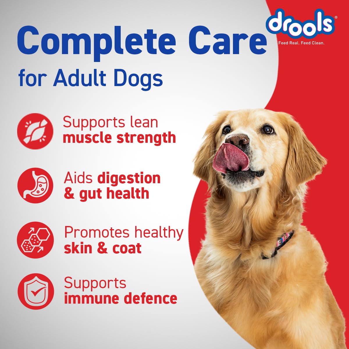 Drools Optimum Performance Adult Dry Dog Food - Chicken - 10kg