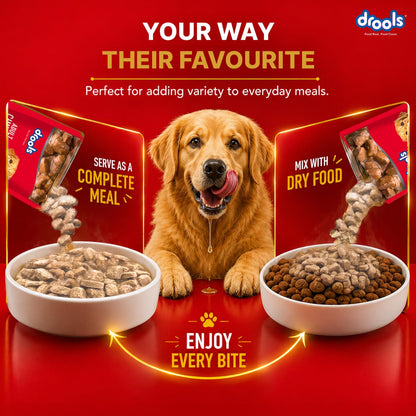 Drools Adult Wet Dog Food - Chicken & Liver Gravy - 150g x 30 (4.5kg)