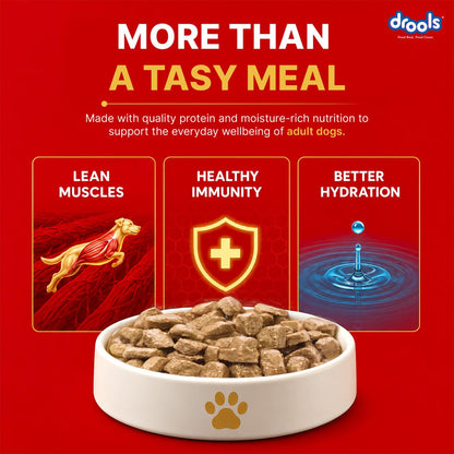 Drools Adult Wet Dog Food - Chicken & Liver Gravy - 150g x 30 (4.5kg)