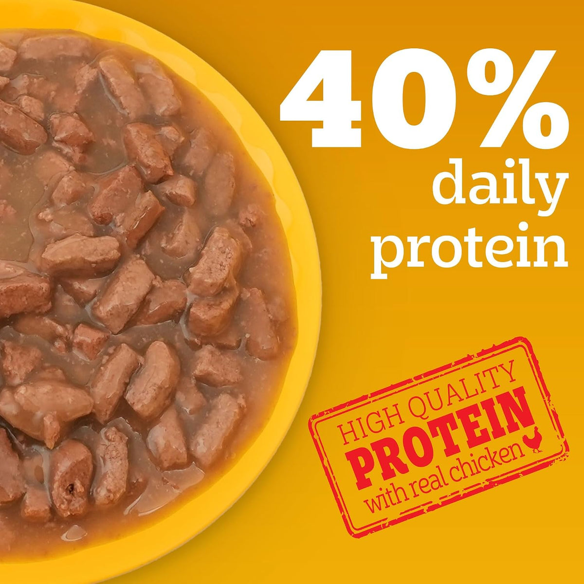 Pedigree Adult Wet Dog Food - Chicken & Liver Gravy - 130g x 12