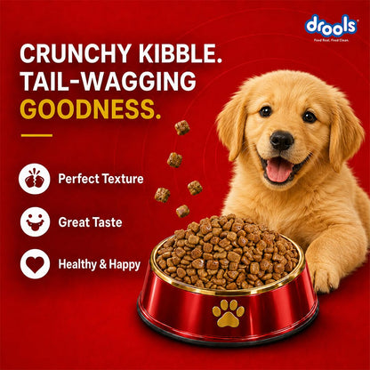 Drools Puppy Dry Dog Food - Meat & Milk - 2.8kg + 1kg