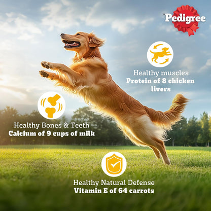 Pedigree Adult Dry Dog Food - Chicken & Vegetables - 3kg