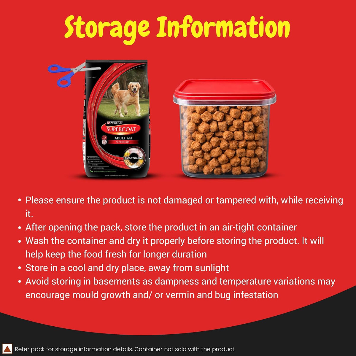 Purina Supercoat Adult Dry Dog Food - Chicken - 2.5kg