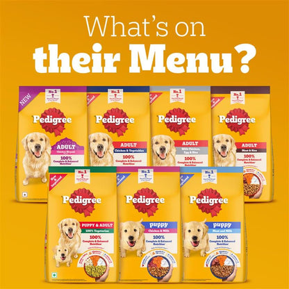 Pedigree Adult Dry Dog Food - Chicken & Vegetables - 3kg