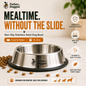 Non-Slip Stainless Steel Dog Bowl – XL Size