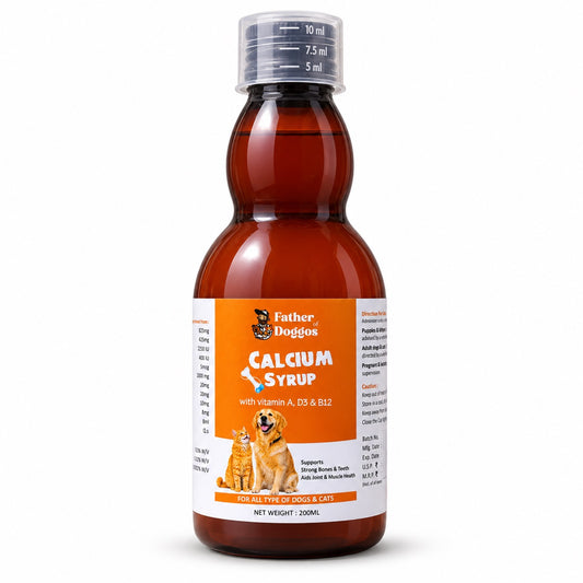 Father of Doggos Calcium Syrup for dogs and cats 200 ml